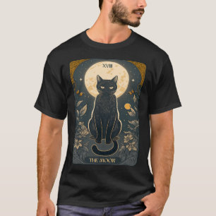Katze Tarot Karte Mond Tarot Karte Katze Mutter de T-Shirt