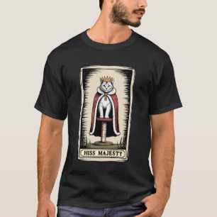 Katze Tarot Karte Zischen Majestät Katzenkratzbaum T-Shirt
