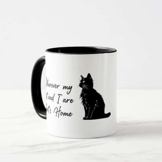 Katze Tasse (Vorderseite Links)