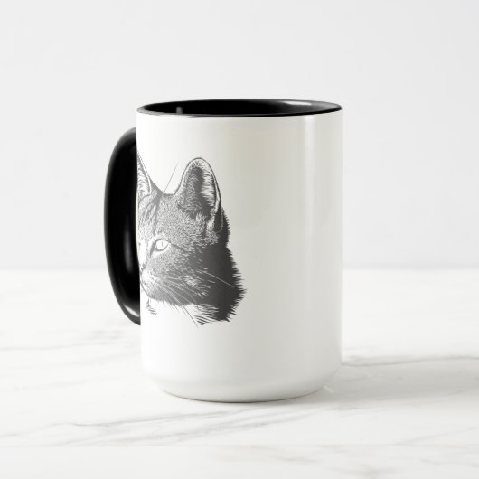 Katze Tasse (Vorderseite Links)