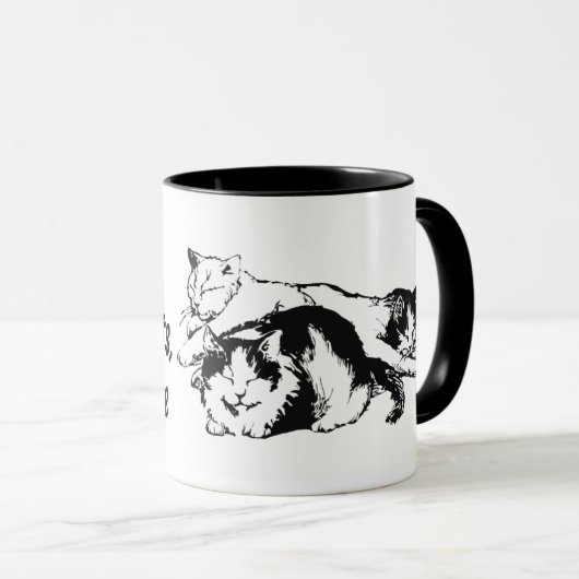 Katze Tasse (VorderseiteRechts)