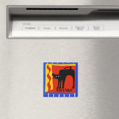 Katze, Text bearbeiten Magnet (In Situ (Geschirrspüler))