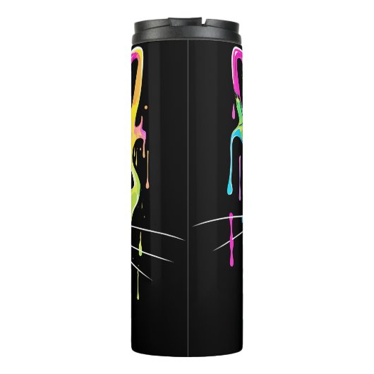 Katze Thermosbecher (Rückseite)