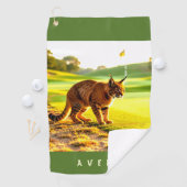 Katze Tier Golf Handtuch (Insitu)