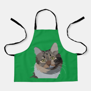 Katze Tier Haustier Katzenliebhaber Kinder Schürze
