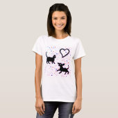 Katze, Tier, Hund T-Shirt (Vorne ganz)