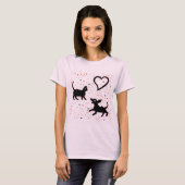 Katze, Tier, Hund T-Shirt (Vorne ganz)