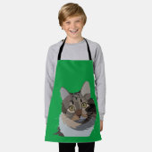 Katze Tier Katze Lover Kinder Schürze (Getragen)