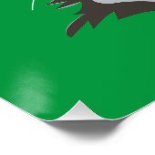 Katze Tier Katze Lover Poster (Ecke)