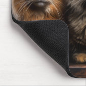 Katze Tier Portrait Natur Schönheit Mousepad (Ecke)