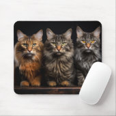 Katze Tier Portrait Natur Schönheit Mousepad (Mit Mouse)