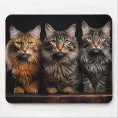 Katze Tier Portrait Natur Schönheit Mousepad (Vorne)