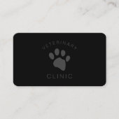 Katze tierärztliche Klinik Single Visitenkarte (Vorderseite)