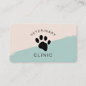 Katze tierärztliche Klinik Single Visitenkarte (Vorderseite)