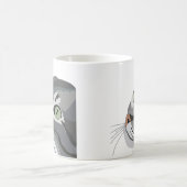Katze Tieraugen Haustier Kaffeetasse (Mittel)