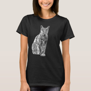 Katze Tiermotiv Aufdruck Katzen Katzen Katzen Katz T-Shirt