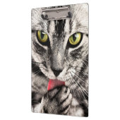 Katze Tierportrait-68667 Klemmbrett (Links)