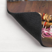 Katze, Tisch, Tiere Mousepad (Ecke)