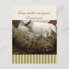 Katze Titanic Quote Brocade Strip Notecard