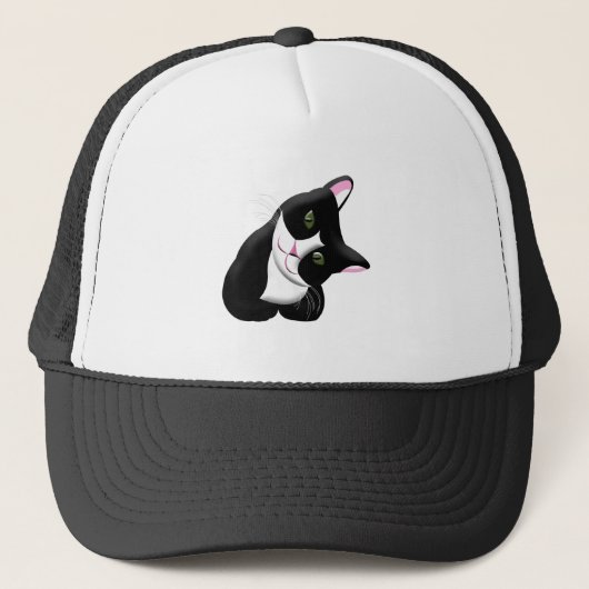 Katze Truckerkappe (Vorderseite)