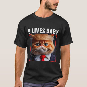 Katze Trump 9 Leben Baby _1 T-Shirt