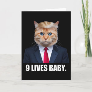 Katze Trump 9 Leben Durch Trump 2024 Sieg Sieg Gew Karte