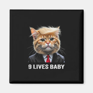 Katze Trump 9 Leben Durch Trump 2024 Sieg Sieg Gew Magnet