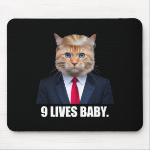 Katze Trump 9 Leben Durch Trump 2024 Sieg Sieg Gew Mousepad