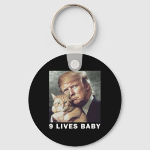 Katze Trump 9 Leben Durch Trump 2024 Sieg Sieg Gew Schlüsselanhänger