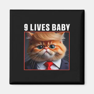 Katze Trump 9 Lebt Baby Funny Vote für Trump Katze Magnet