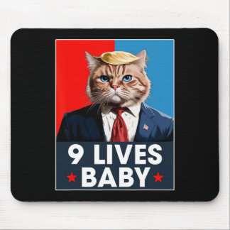 Katze Trump 9 Lebt Baby Funny Vote für Trump Katze Mousepad