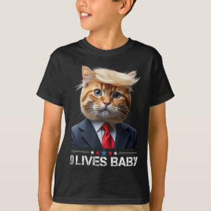 Katze Trump 9 Lives Baby _2 T-Shirt