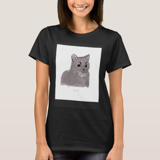 Katze  Tsk Tsk T-Shirt (Vorderseite)