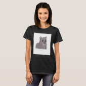 Katze  Tsk Tsk T-Shirt (Vorne ganz)