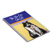 Katze Tuxedo Pastel Katzen Boys Sie sind eine Cool Notizblock (Rechte Seite)