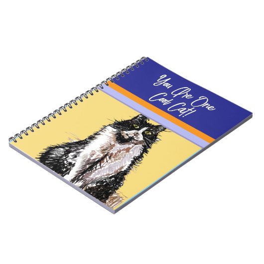 Katze Tuxedo Pastel Katzen Boys Sie sind eine Cool Notizblock (Linke Seite)