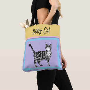 Katze Tuxedo Pastell Katzen Damen Pastellfarben Tasche