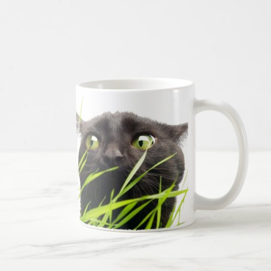 Katze u. Gras Kaffeetasse (Rechts)