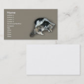 Katze u. Hund Visitenkarte (Vorne/Hinten)