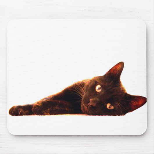 Katze u. Mausunterlage Mousepad (Vorne)