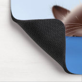 Katze u. Schmetterling Mousepad (Ecke)