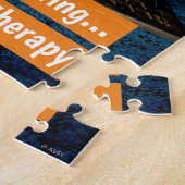 Katze über Gras Puzzle (Seite)