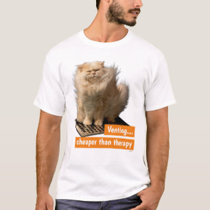 Katze über Grate T-Shirt