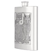 Katze, unbekannter Künstler Flachmann (Links)