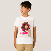 Katze und Affe Design T-Shirt (Vorne ganz)