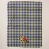 Katze und Apfel Sherpadecke (Vorderseite)