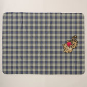 Katze und Apfel Sherpadecke (Vorderseite (Horizontal))