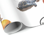 KATZE UND BASKETBALL GESCHENKPAPIER (Rolleneckpunkt)