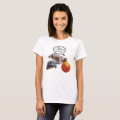 KATZE UND BASKETBALL T-Shirt (Vorne ganz)