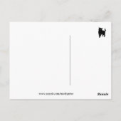 Katze und Baum des Lebens Postkarte (Rückseite)